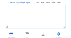 Desktop Screenshot of customengravingandsigns.com